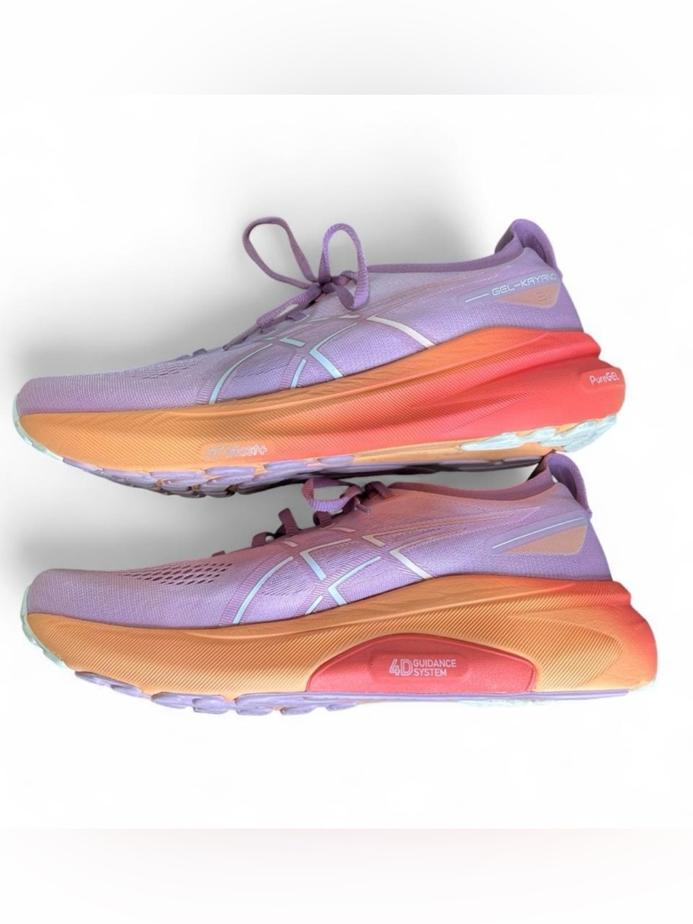 ASICS Women's Gel-Kayano 31 Running shoes in a Light Ube/White color way - Picture 4 of 8